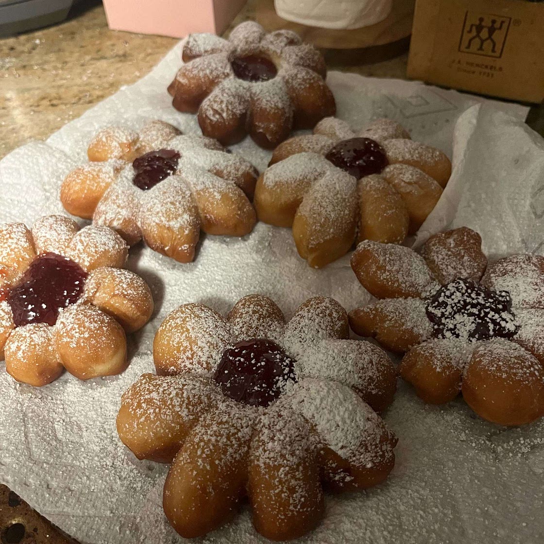 Flower Shaped Donuts