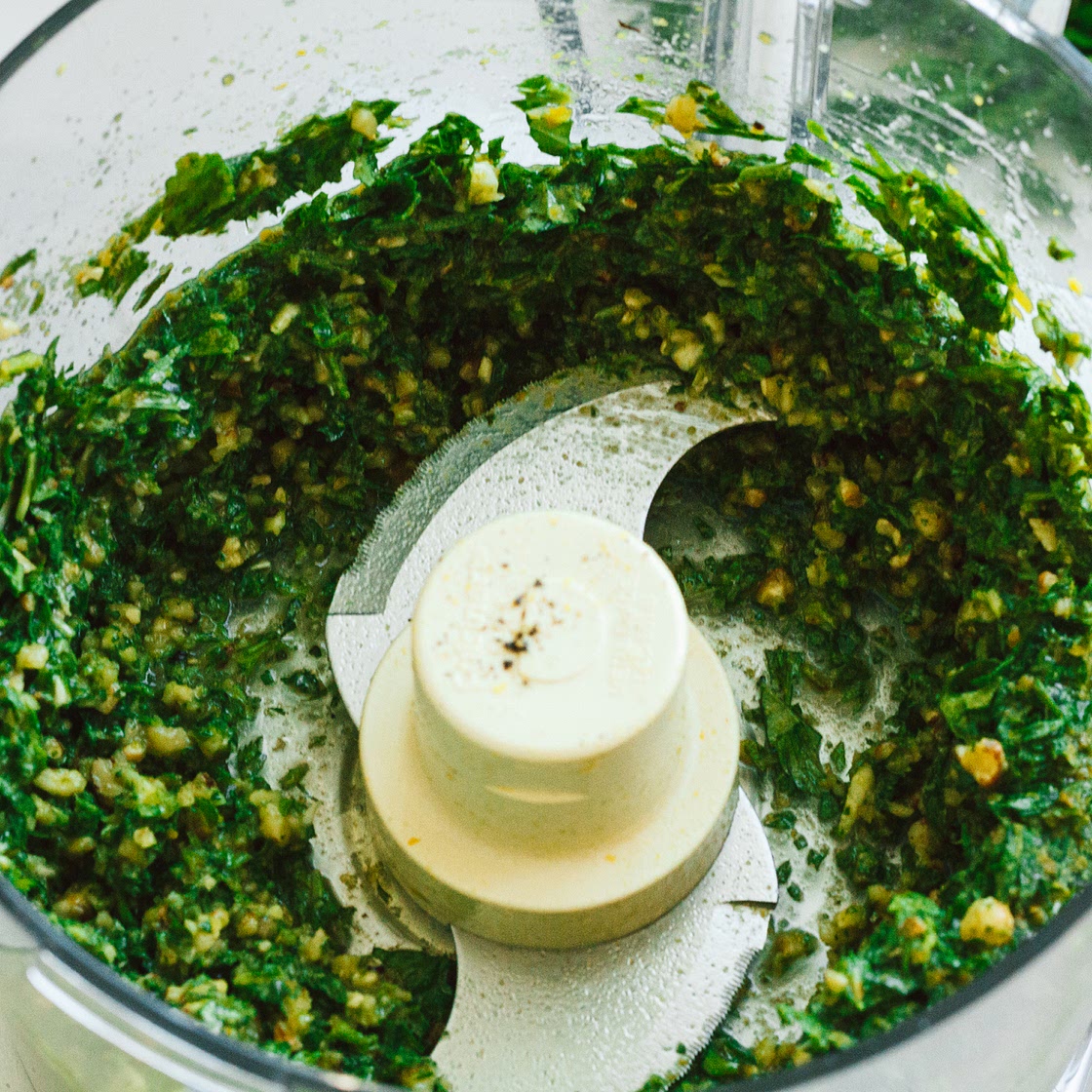 Carrot Top Pesto