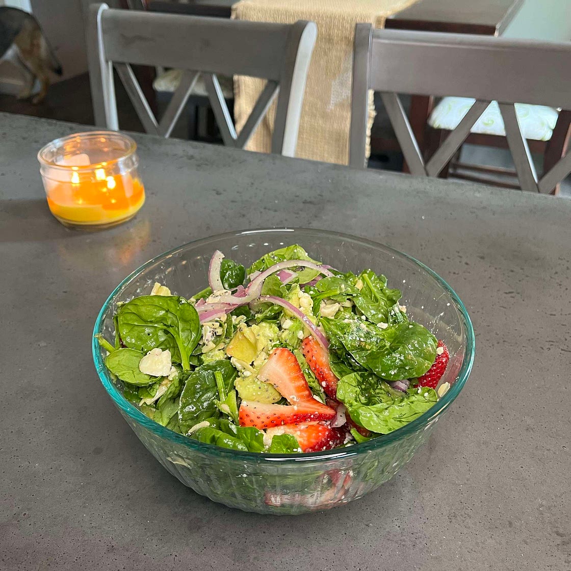 Strawberry Avocado Summer Salad 