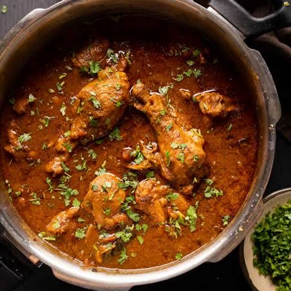 Village style chicken curry
