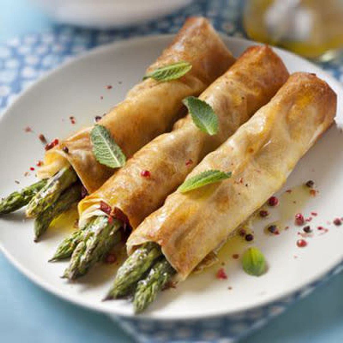 Feuille brick et legumes