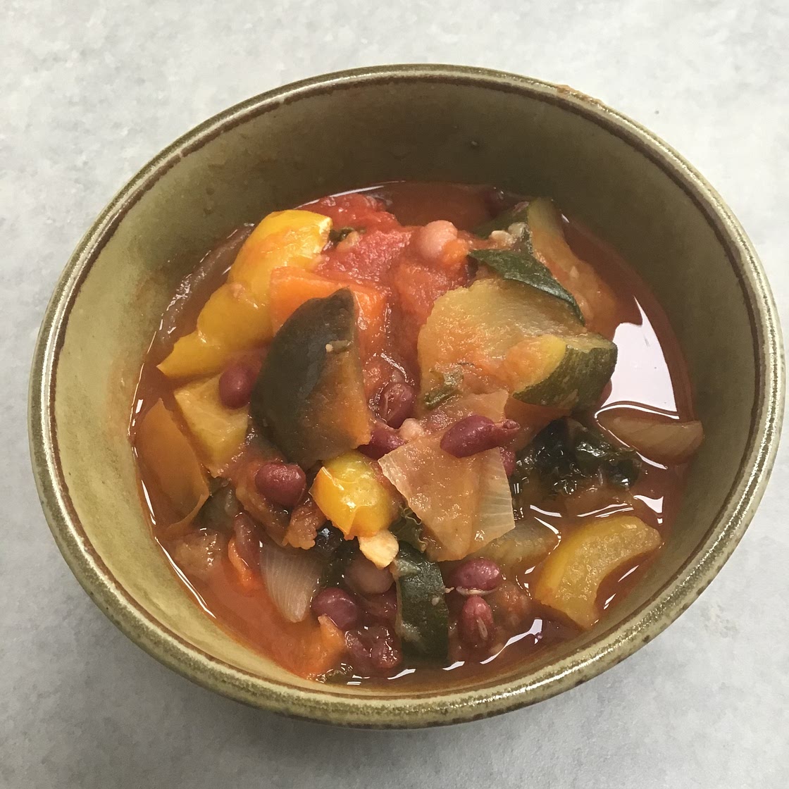 Mixed bean ratatouille