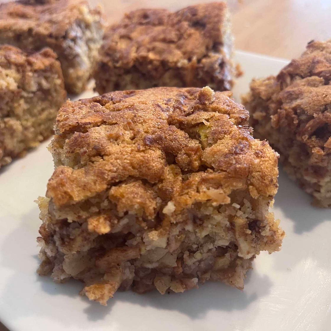Apple Cake with Chickpea Puree