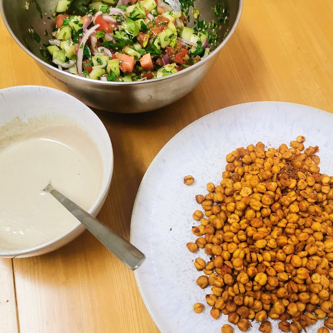 Deconstructed Falafel
