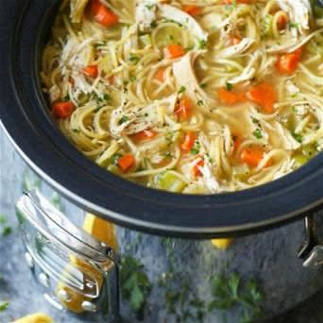 Crock Pot Chicken Noodle Soup Recipe