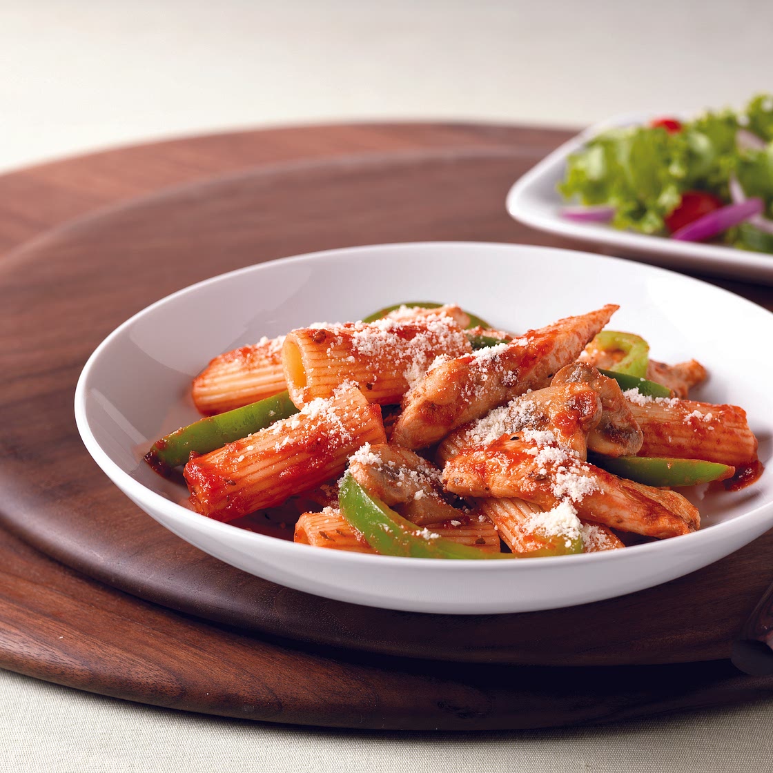 Chicken Saute with Mushrooms and Peppers