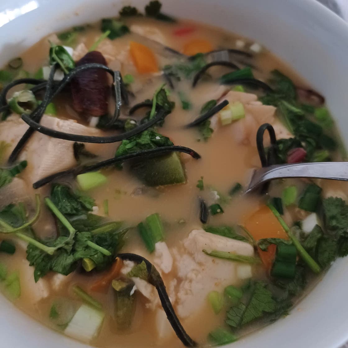 Vegan Tom Kha Soup (Thai Inspired)