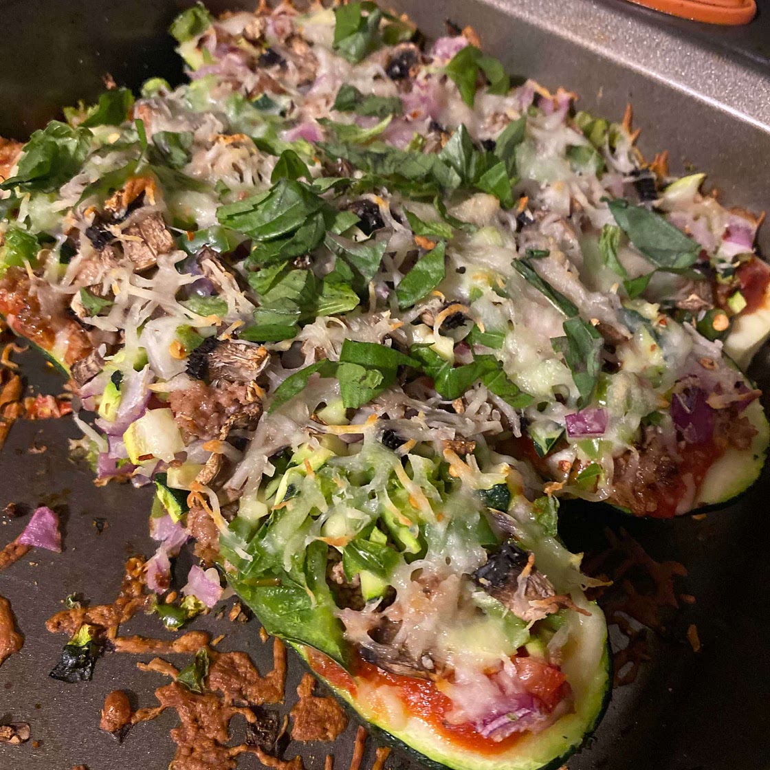 Easy 30-Minute Zucchini Pizza Boats