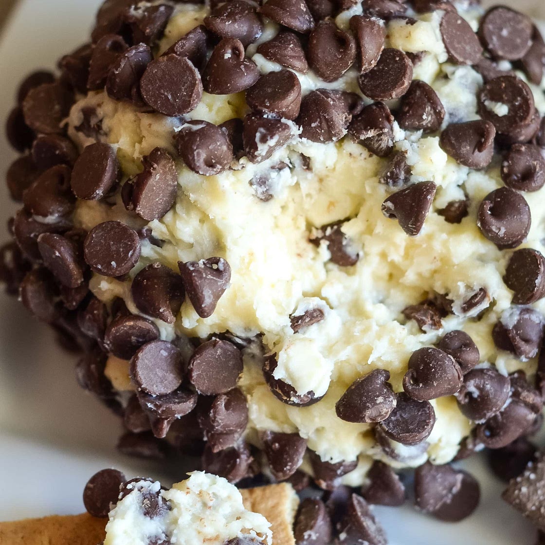 Chocolate Chip Cheesecake Ball