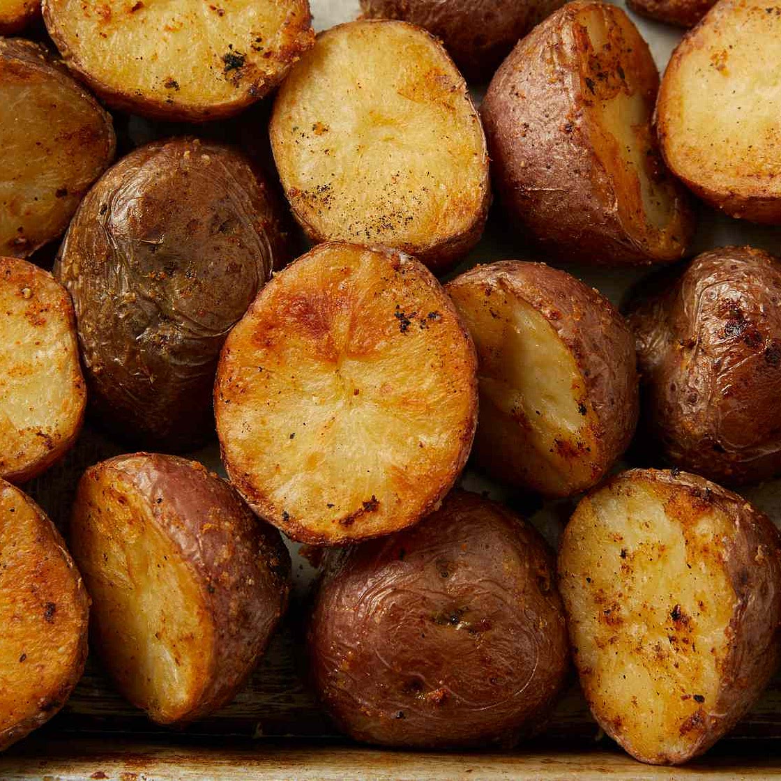 Oven Roasted Parmesan Potatoes