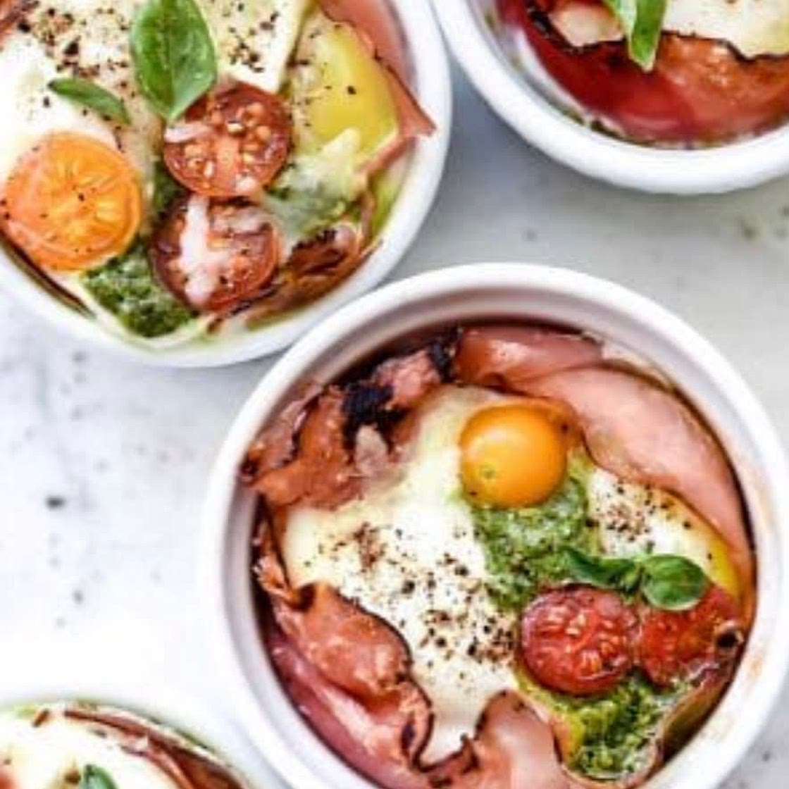 Egg Caprese Breakfast Cups