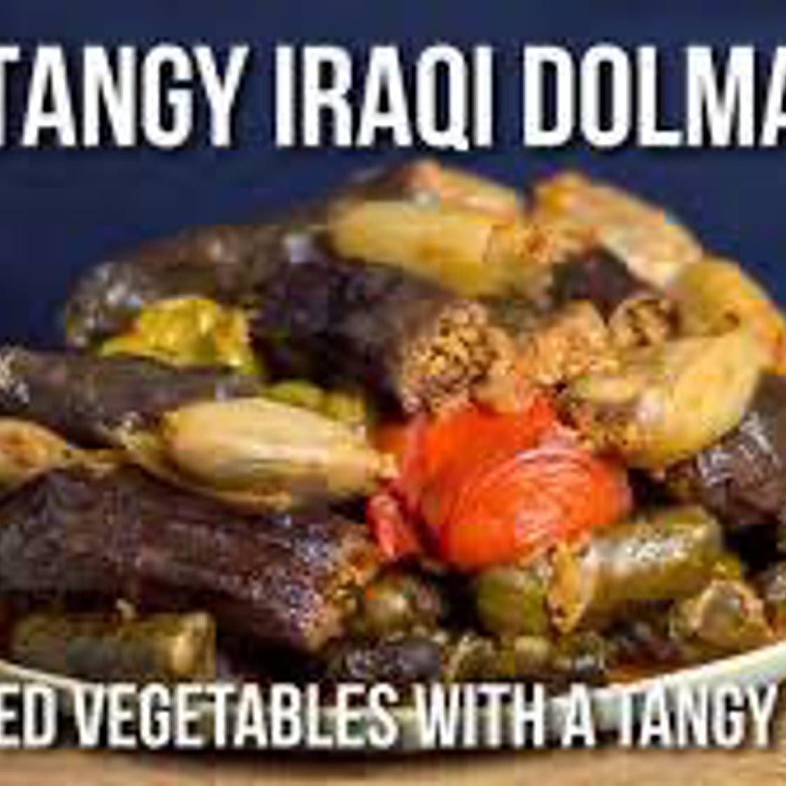 Tangy Iraqi Dolma (stuffed vegetables with a tangy glaze)