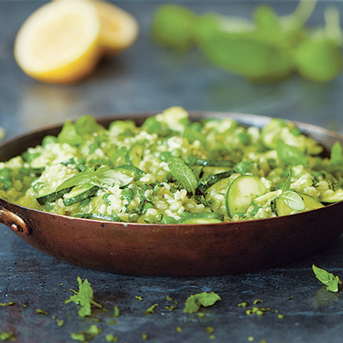 Deliciously Ella’s Pea, Zucchini & Coconut Risotto