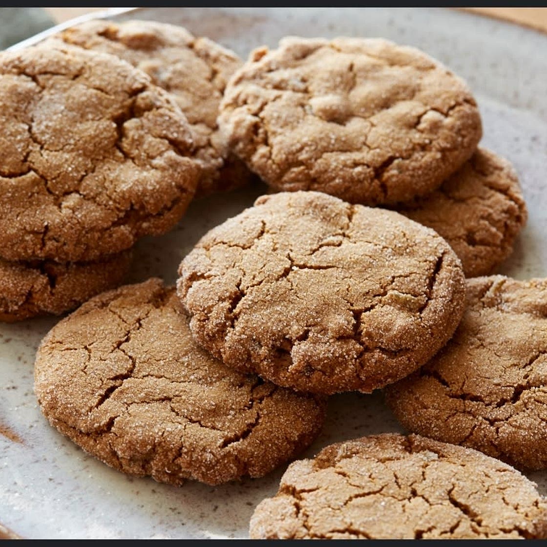 Chewy Ginger Molasses Cookies