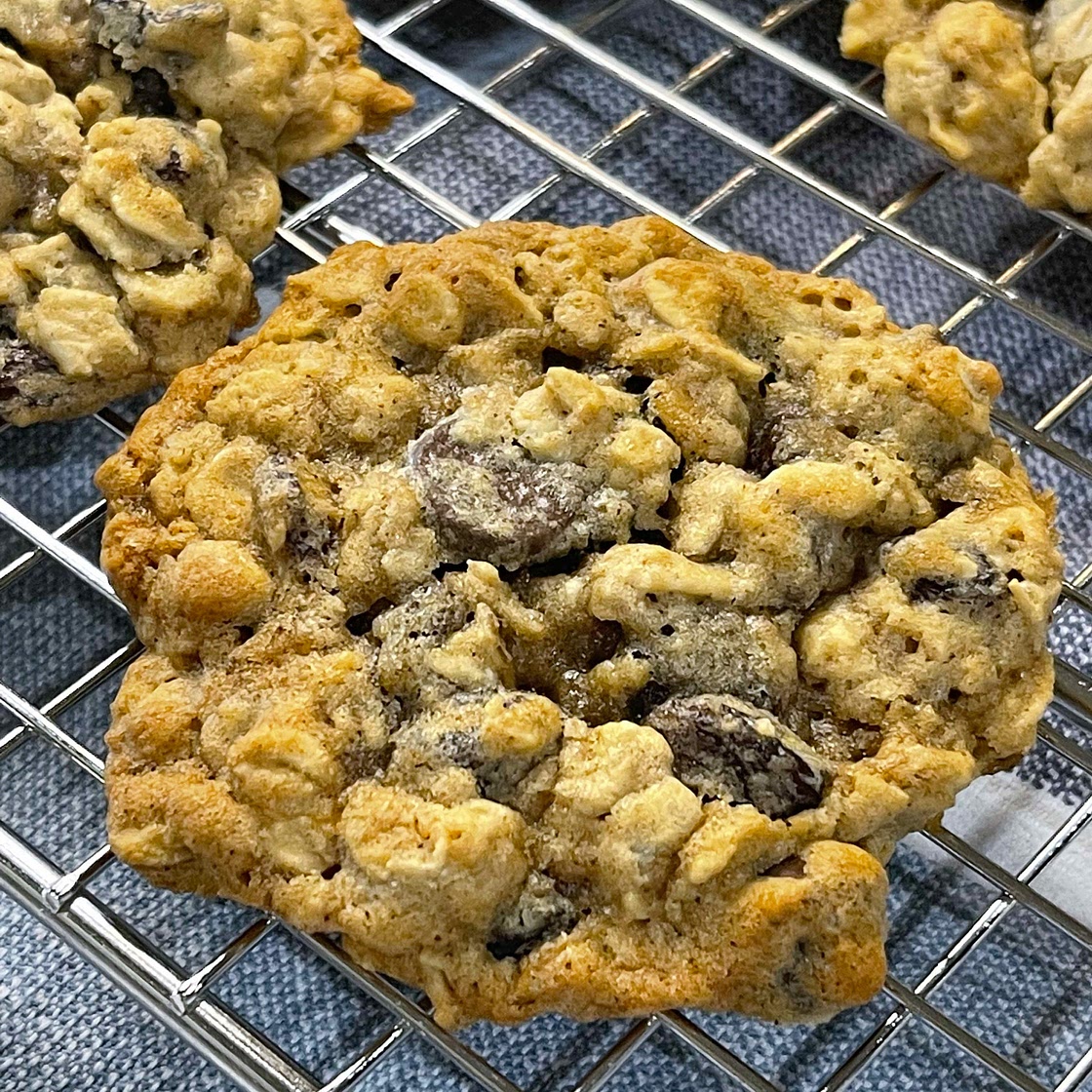 Oatmeal raisin chocolate chip cookies 