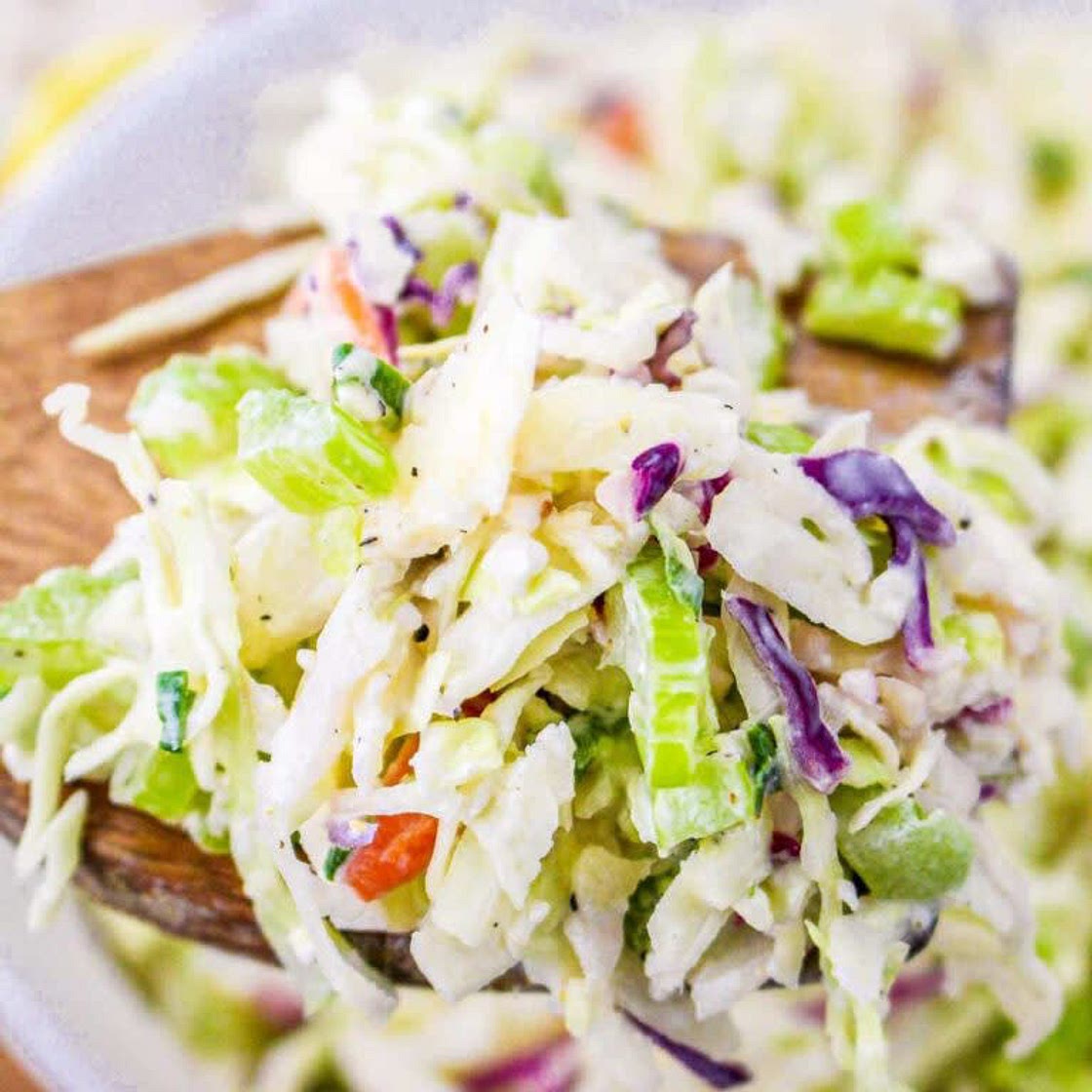 Creamy Blue Cheese Coleslaw Recipe