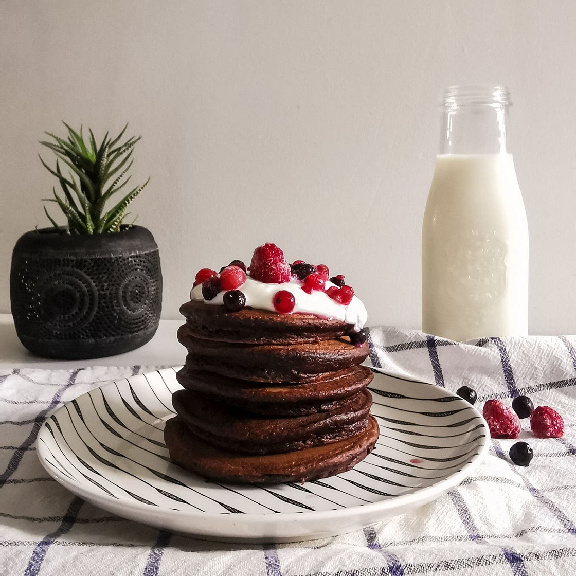 Pancackes Healthy au chocolat 