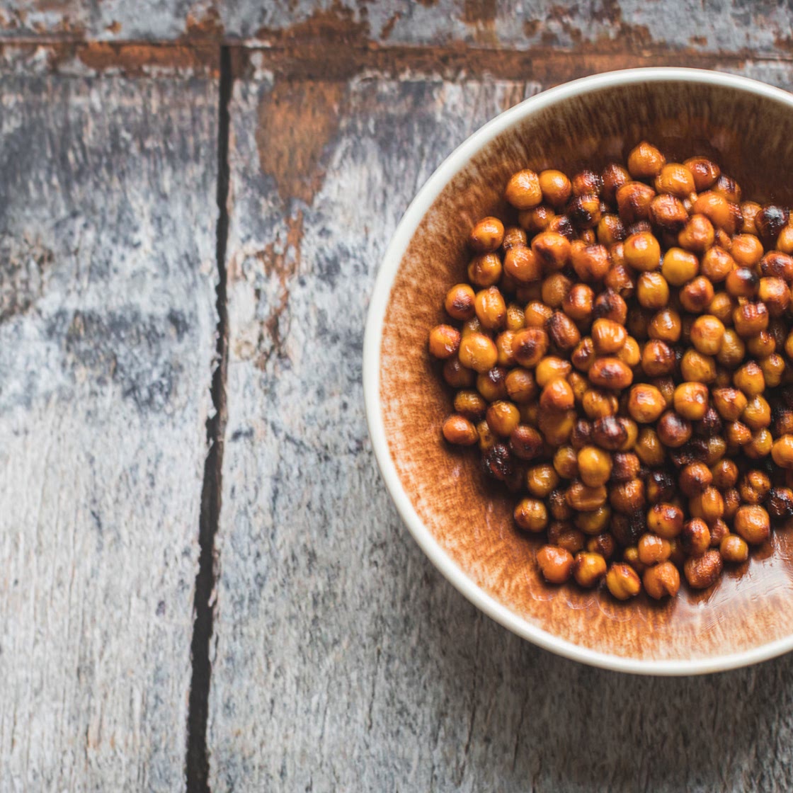 Spicy Honey Roast Chickpeas.