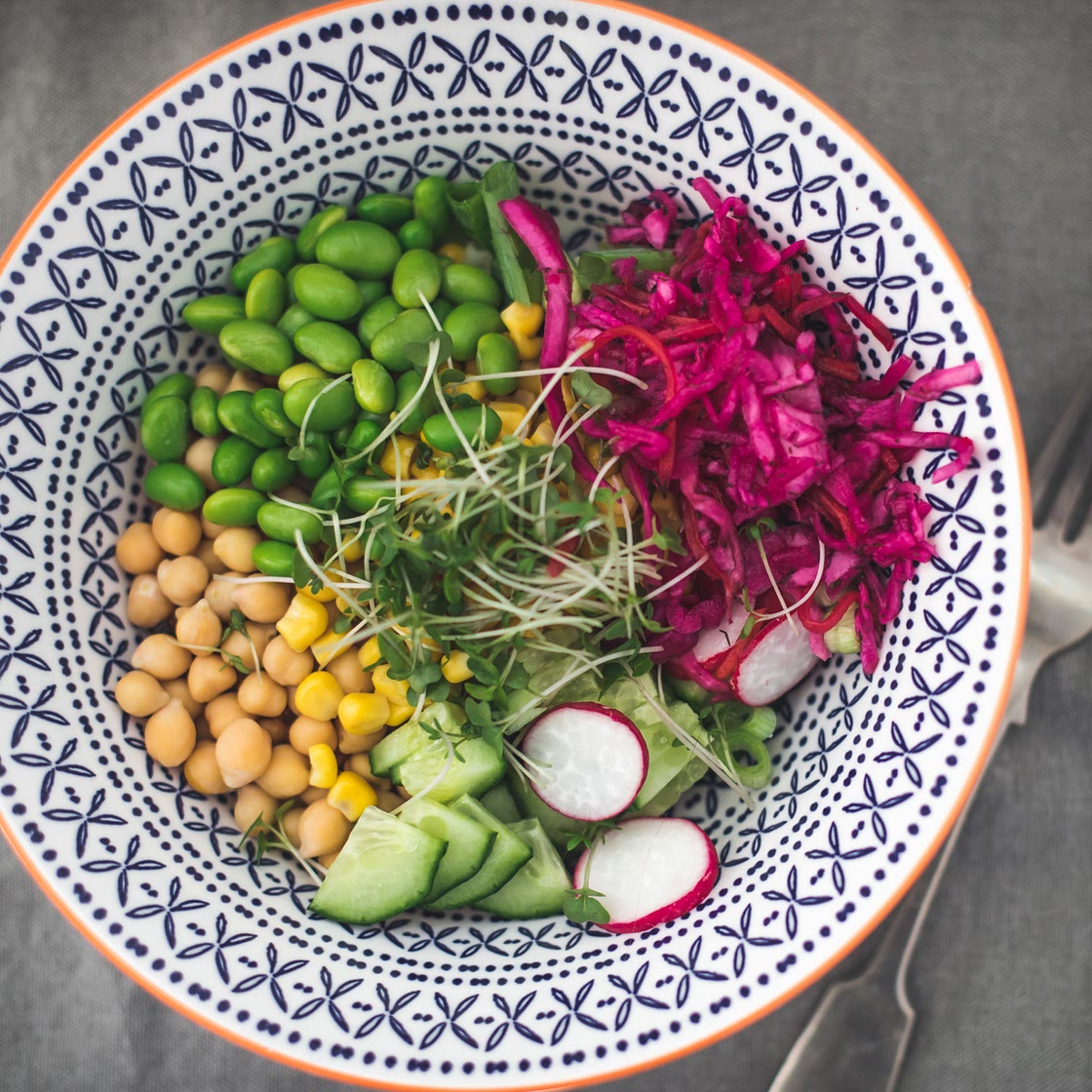 Edamame & Chick Pea Poke Bowl