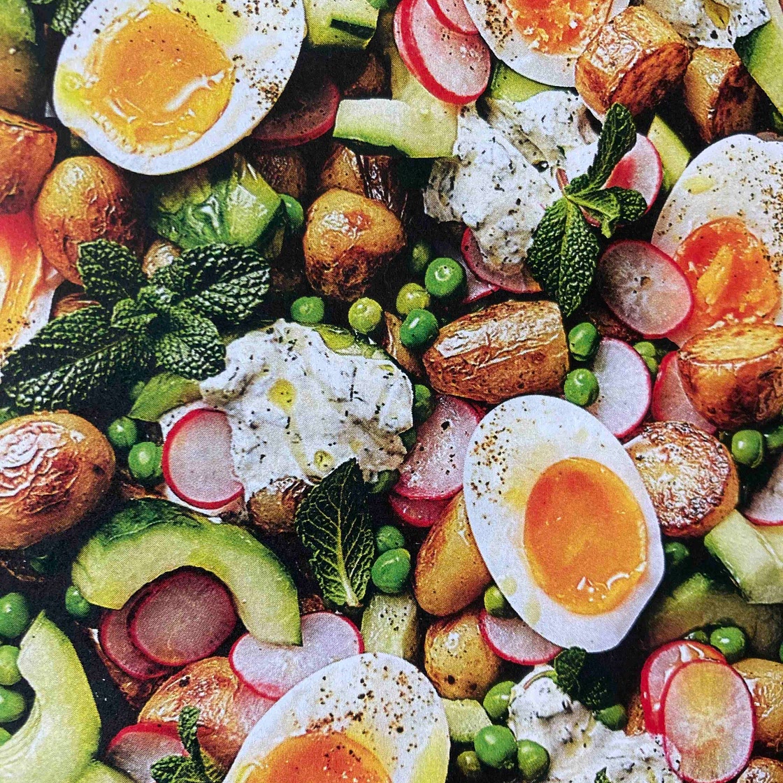 CRISPY POTATO & EGG SALAD
