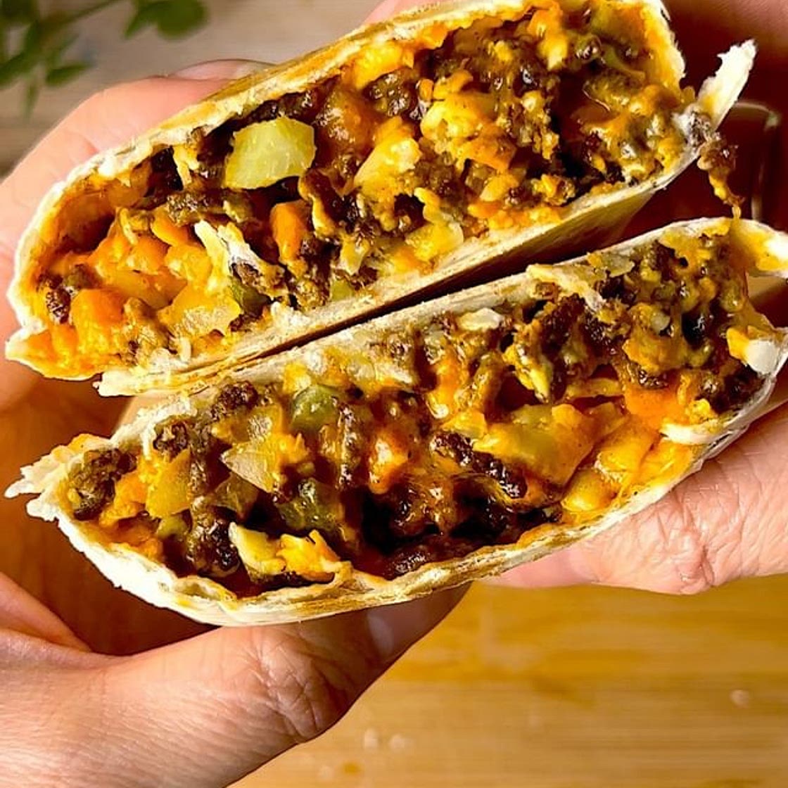 Double Cheeseburger wrap