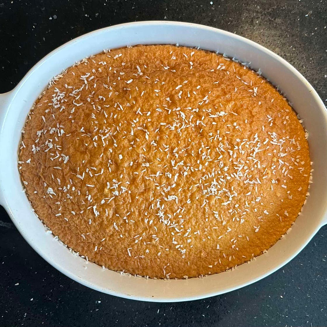 Turkish milk cake. 
