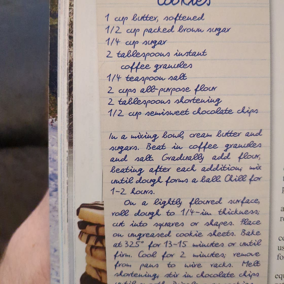 Coffee Shortbread Cookies