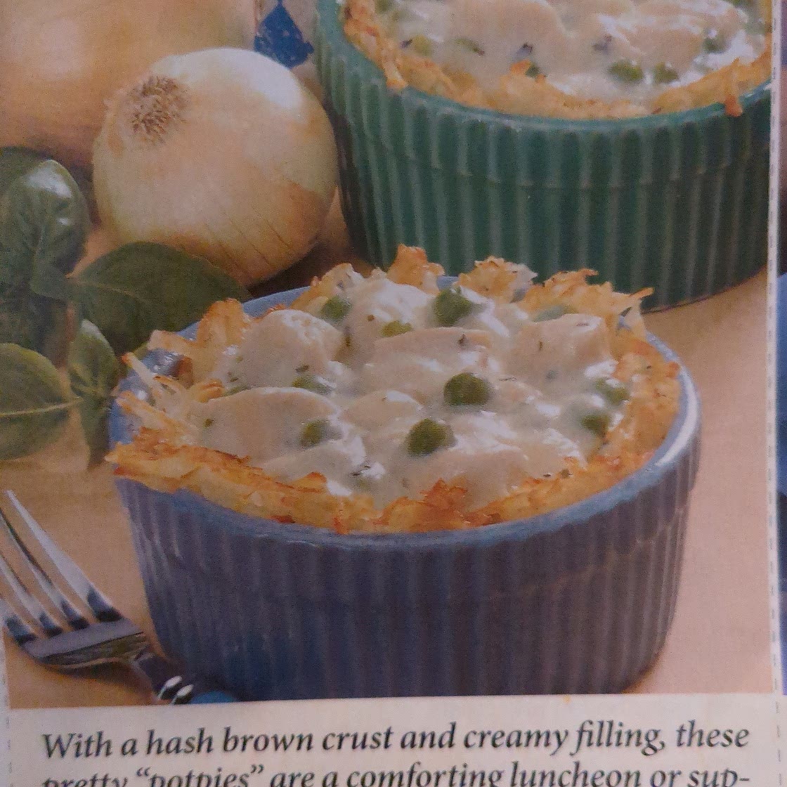 Chicken in Potato Baskets