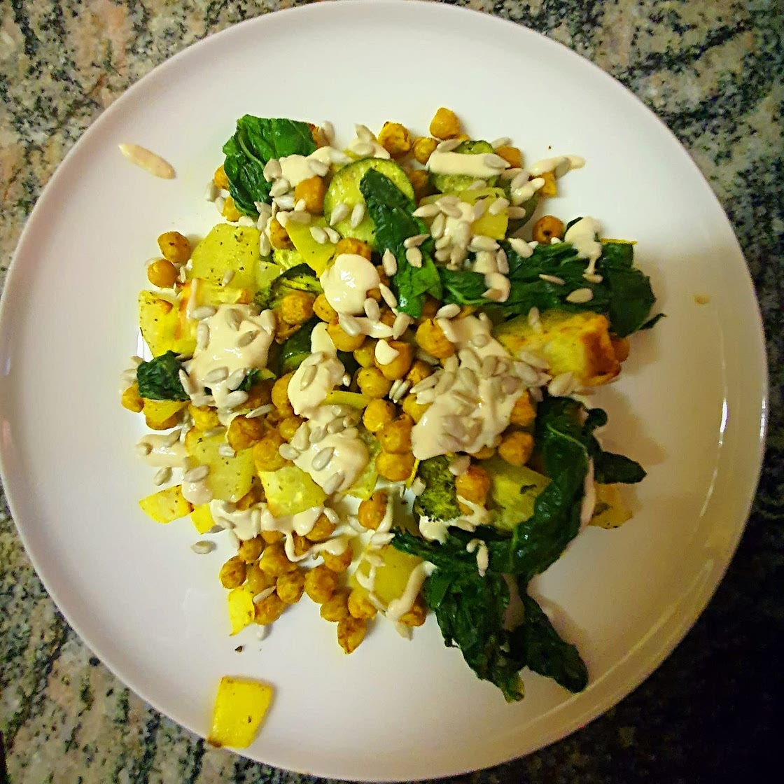 Sweet Potato Chickpea Buddha Bowl