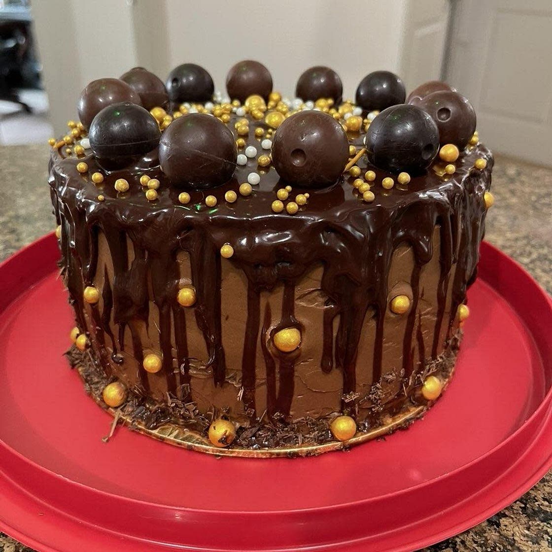 Orange Chocolate Truffle Cake