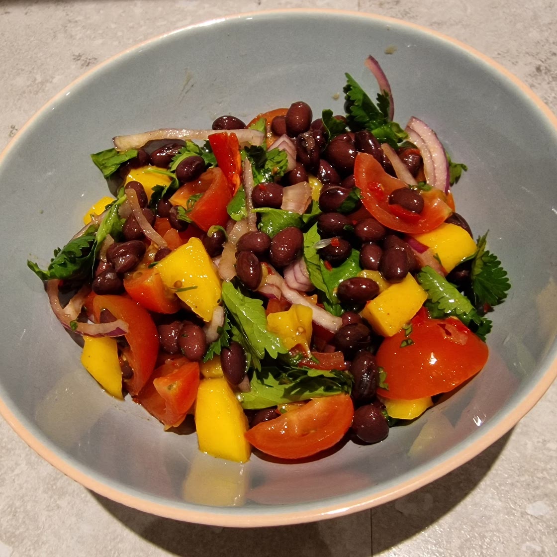 Mango and Black Bean Salsa