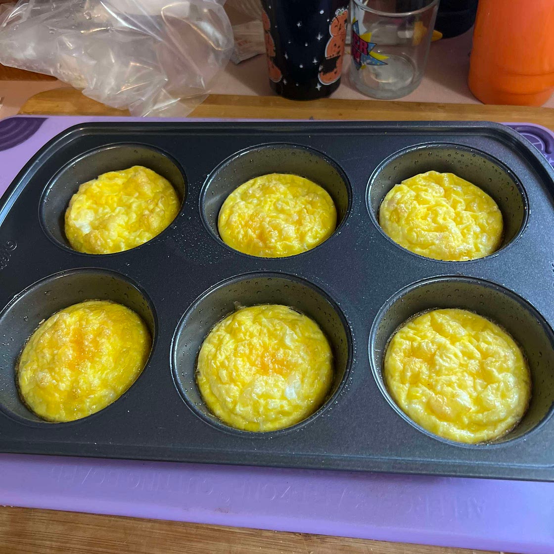 Ham and Cheese Egg bites