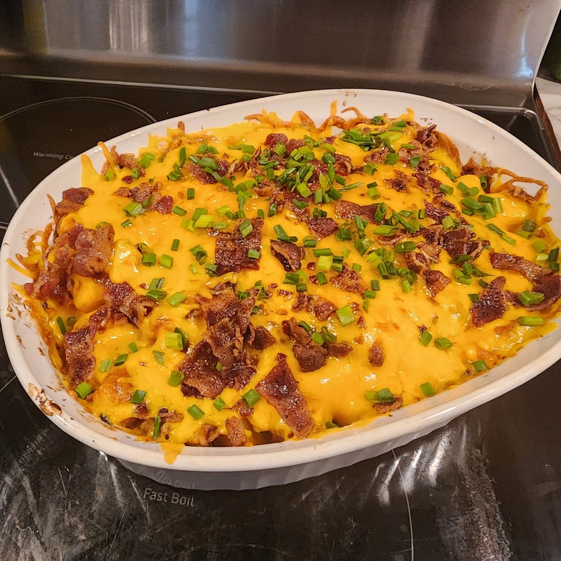 Loaded baked potato casserole