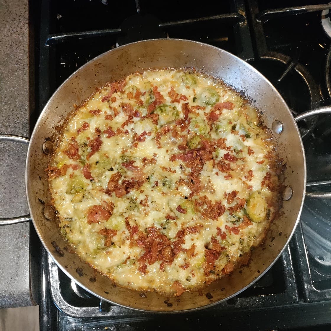Creamy Brussels Sprouts (keto)