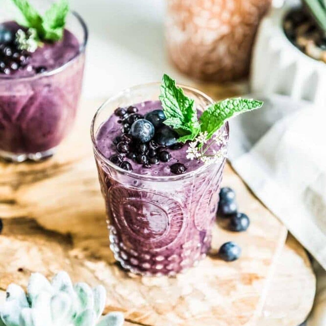Healthy Blueberry Smoothie