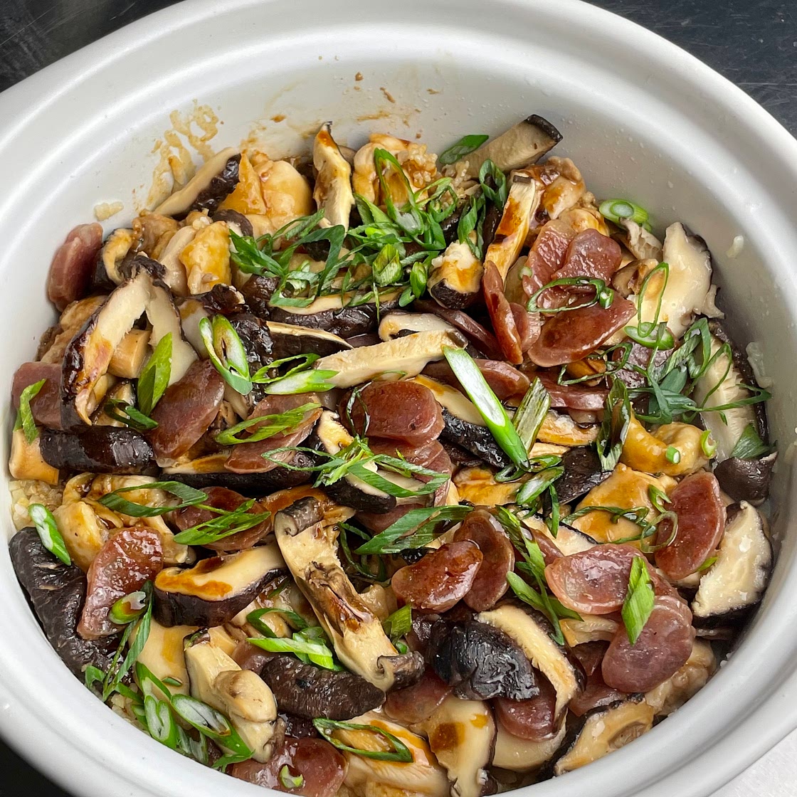 Chicken Clay Pot Rice (Bo Zai Fan)
