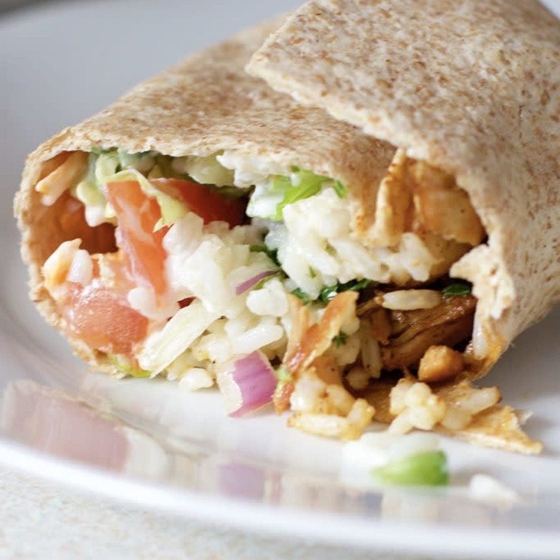 Chicken Rice and Black Bean Burritos Recipe