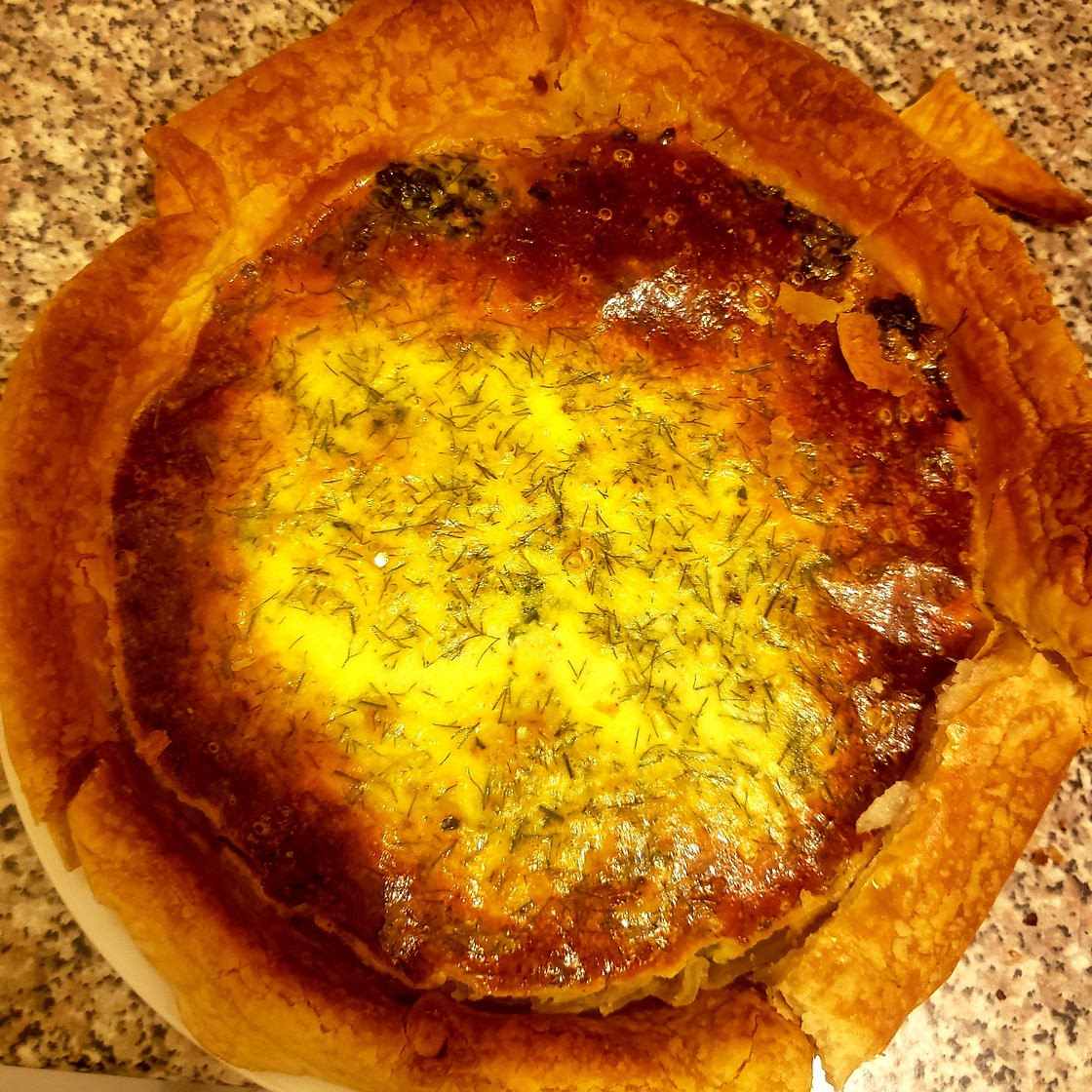 Quiche saumon epinard