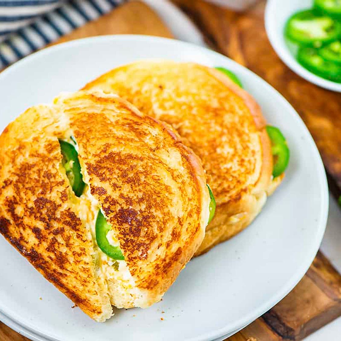 Jalapeno Popper Grilled Cheese