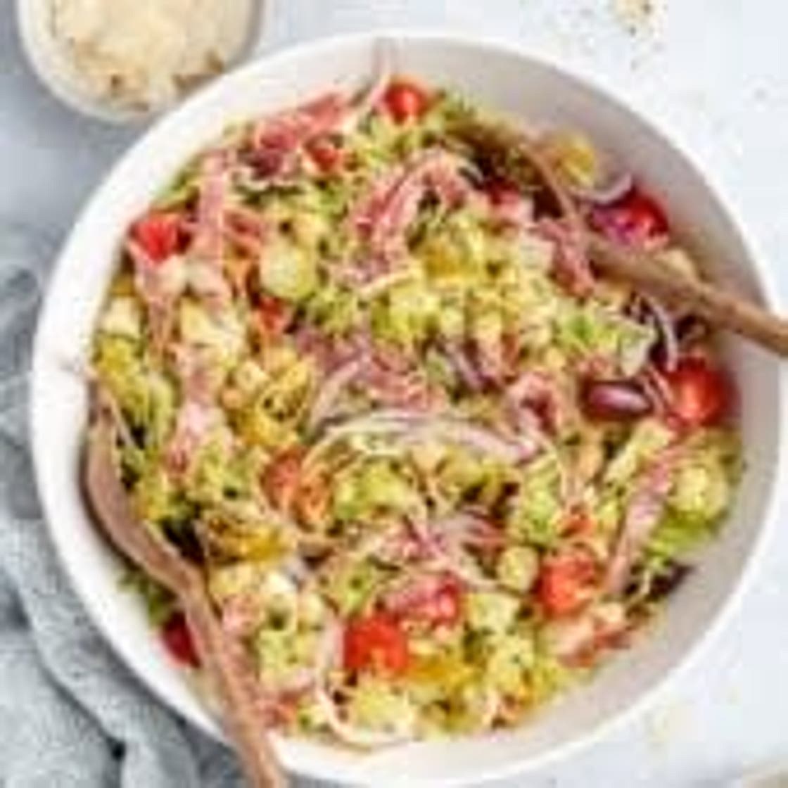 Italian Chopped Brussels Sprouts Salad - Ambitious Kitchen