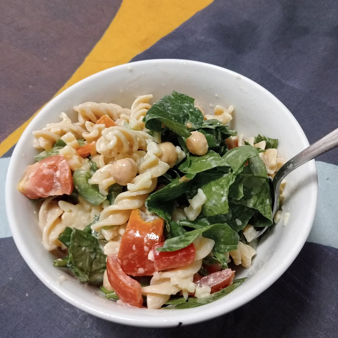 QUICK N' HEALTHY VEGGIE PASTA SALAD