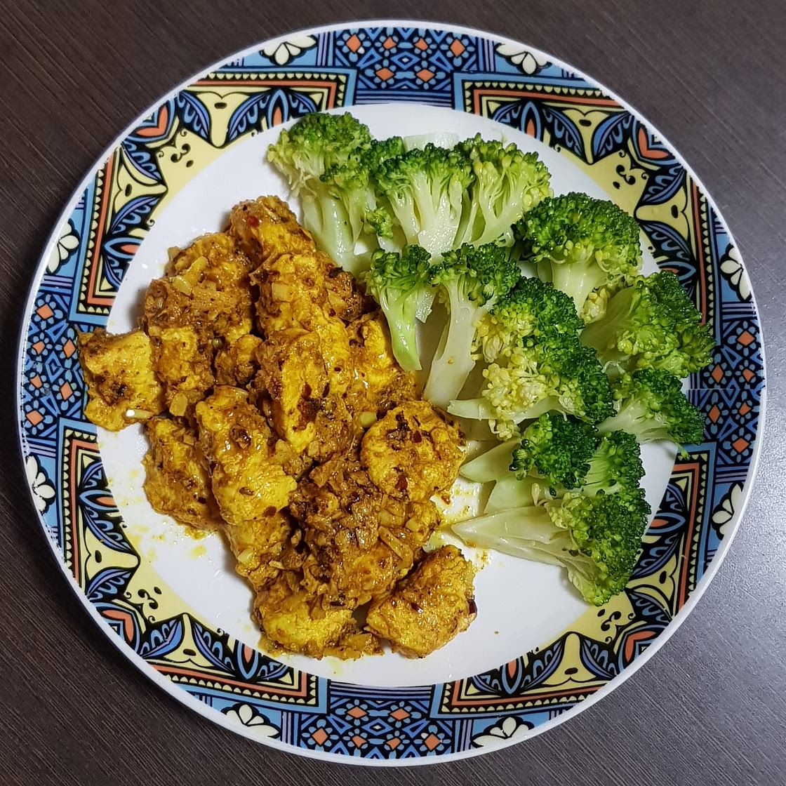 Easy keto chicken curry