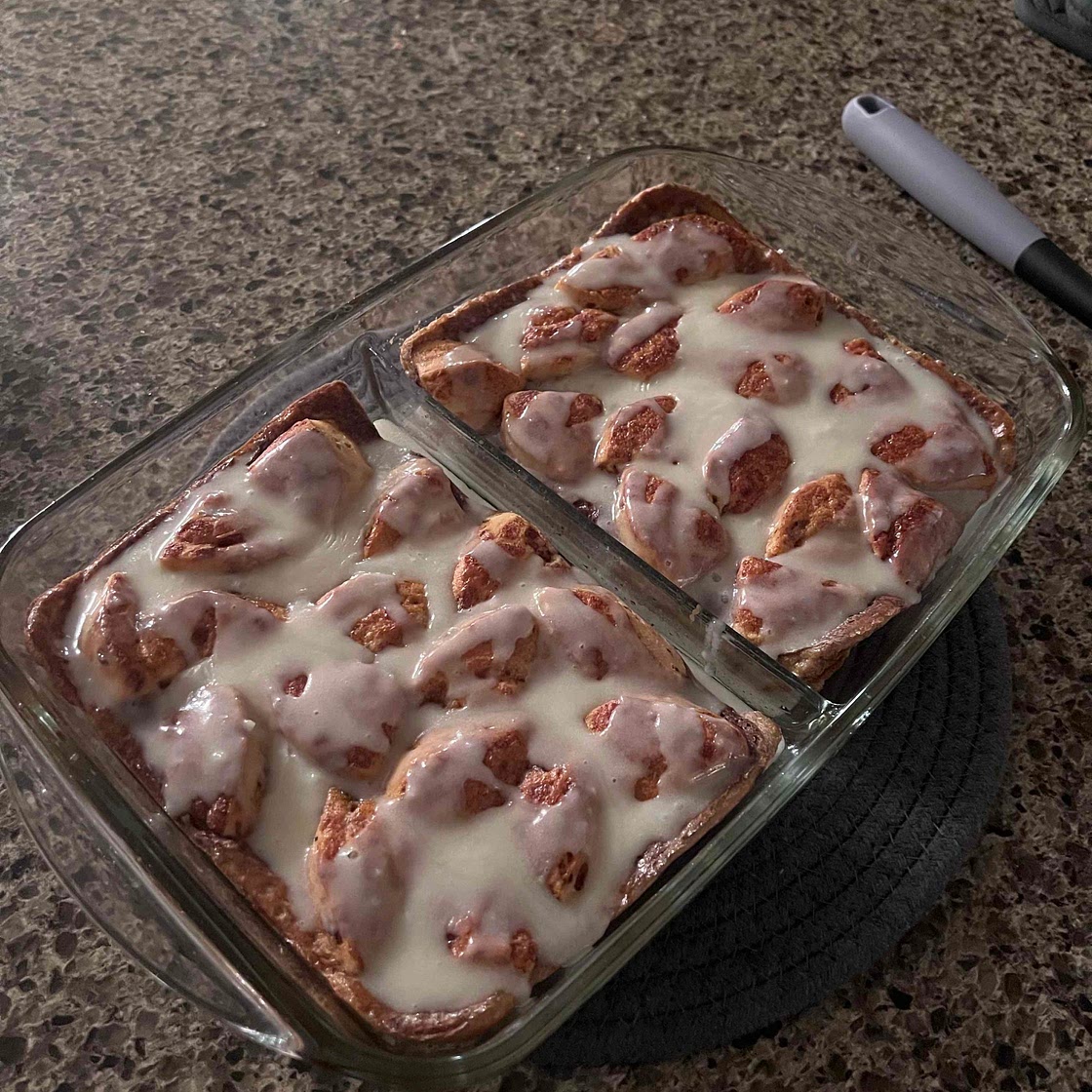 Cinnamon Rolle Casserole