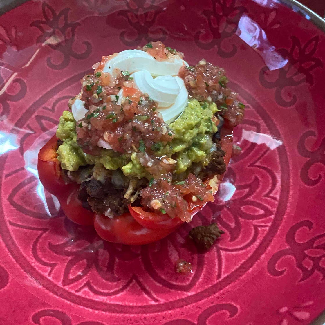 Taco stuffed bell peppers 