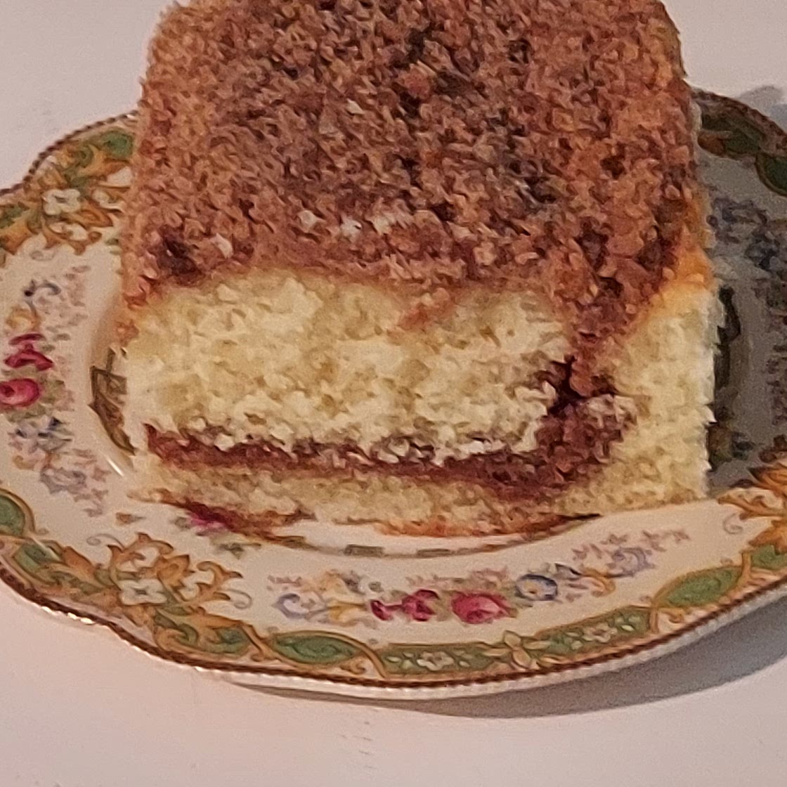 Cinnamon streusel coffee cake
