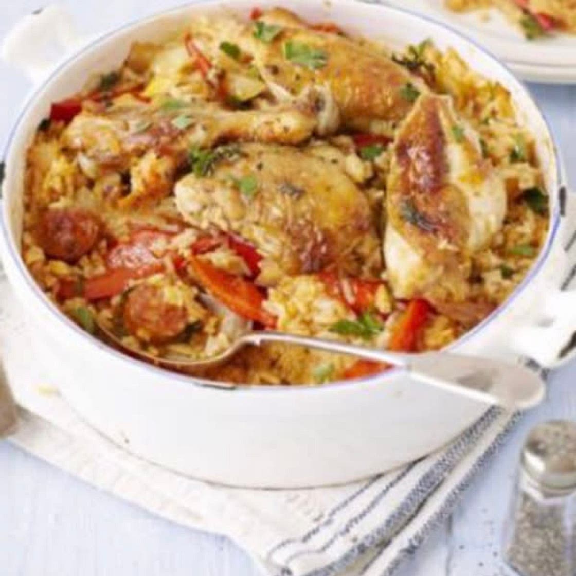 Chicken and chorizo jambalaya 