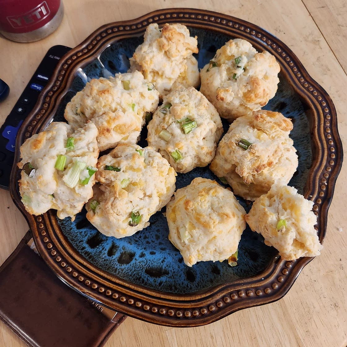 Cheddar and green onion Biscuits