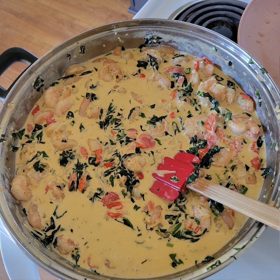 Creamy Tuscan Shrimp (Keto friendly)