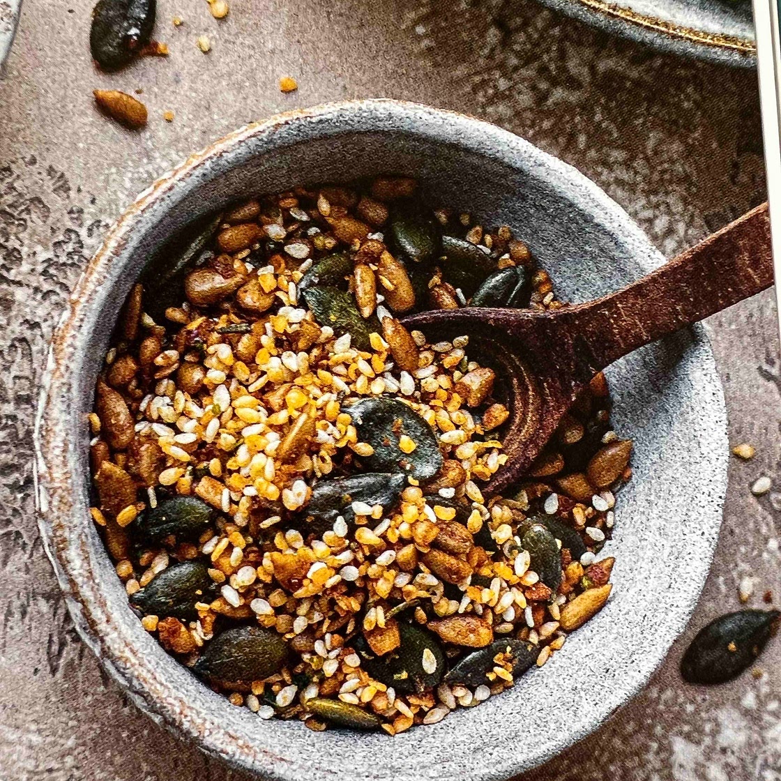 Roasted tamari super-seed mix