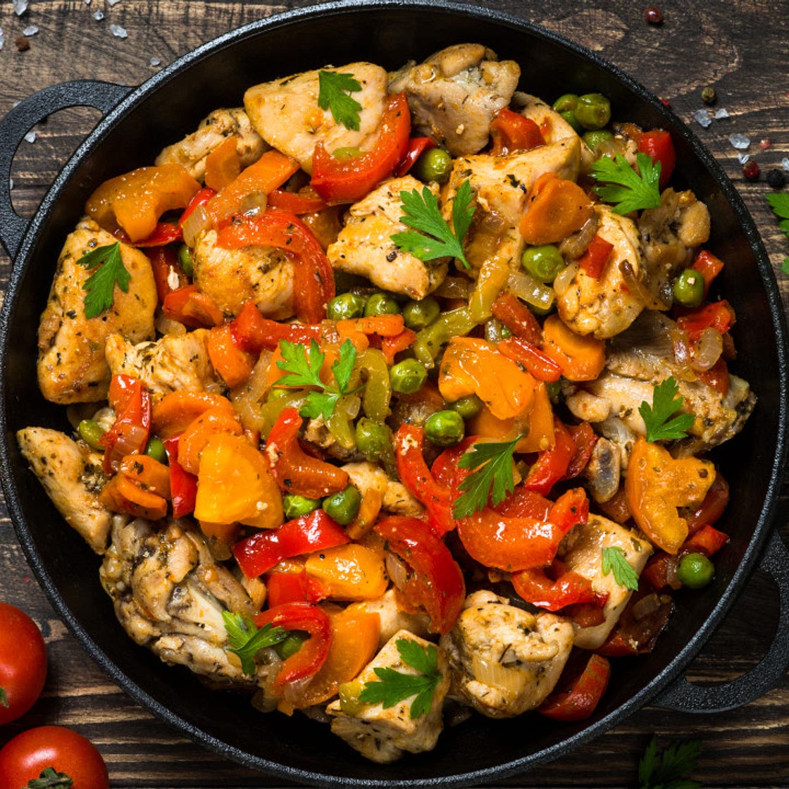 Low Carb Recipe For Beginners - Turkey & Mixed Veg Stir Fry